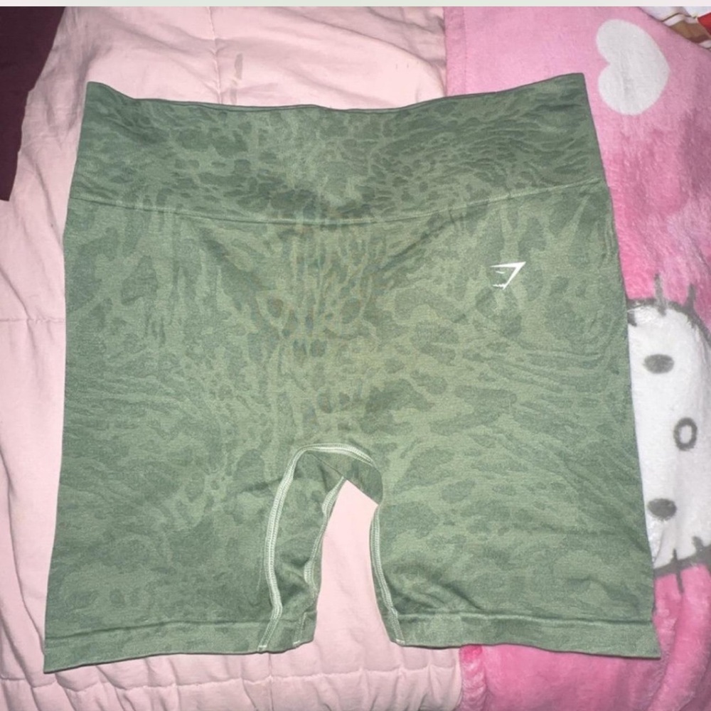 Green gymshark adapt shorts